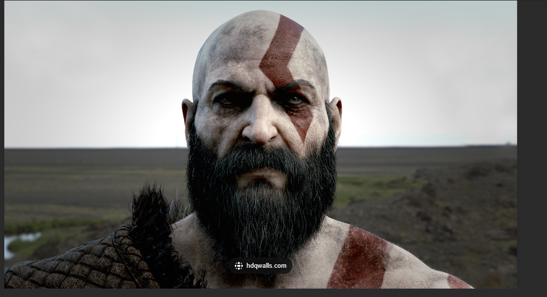 kratos com caganeira kk