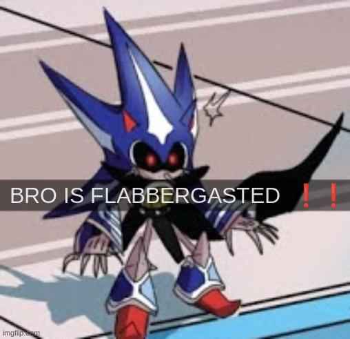 Neo Metal Sonic has come to make an announcement