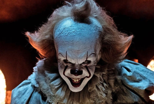 Pennywise IT laughing