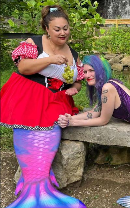 Behind the Scenes of Mermaid Photoshoot