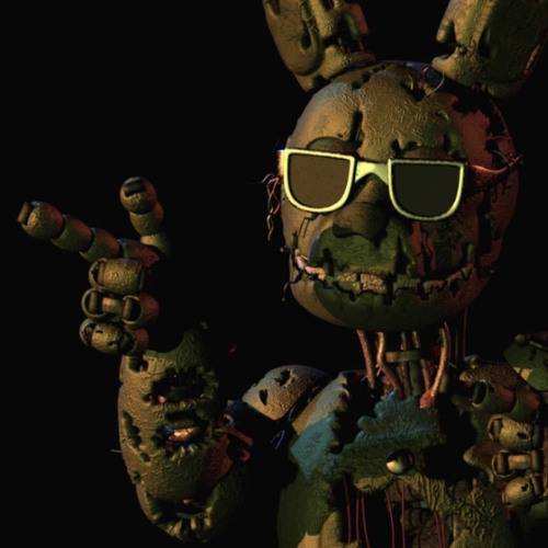 FNAF Game Over Screen springtrap