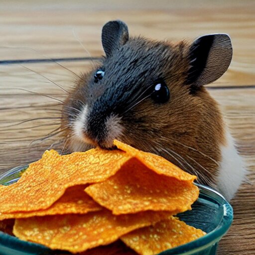 Eating chips