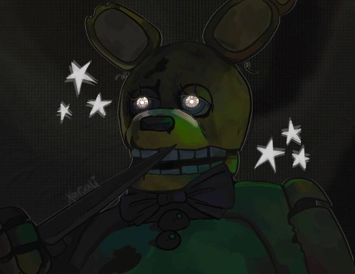 All William Afton Spring Bonnie scenes FNAF MOVIE (SPRING LOCK