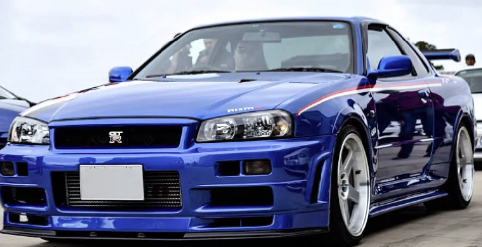 nissan gtr r34 skyline rev stututututu
