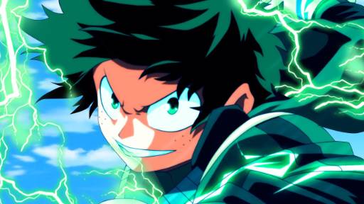 Deku's first smash against Bakugo