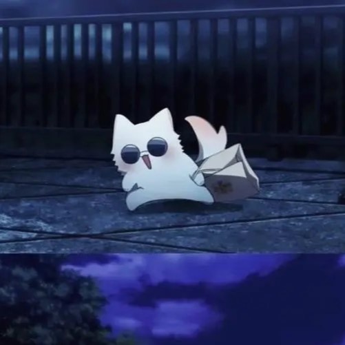 Gojo cat laugh