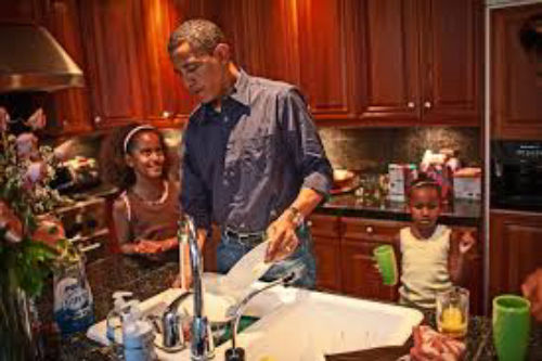 Barack Obama dishes