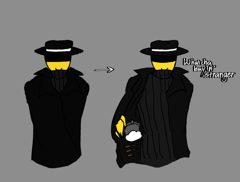 mafioso likes his burgers