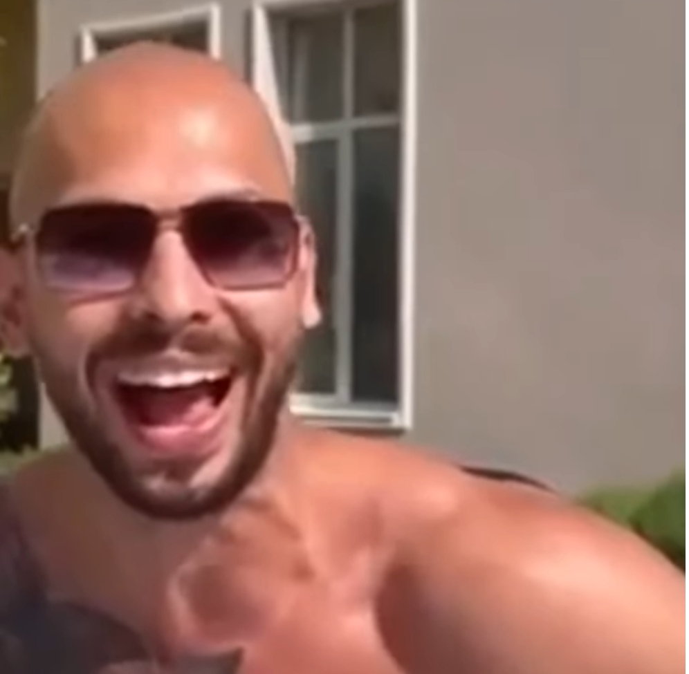 Andrew Tate Laughing