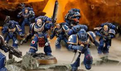 Space marines attack
