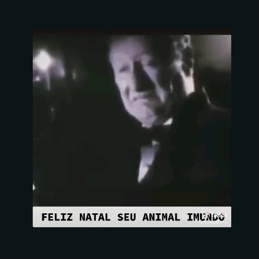 Feliz natal seu animal imundo