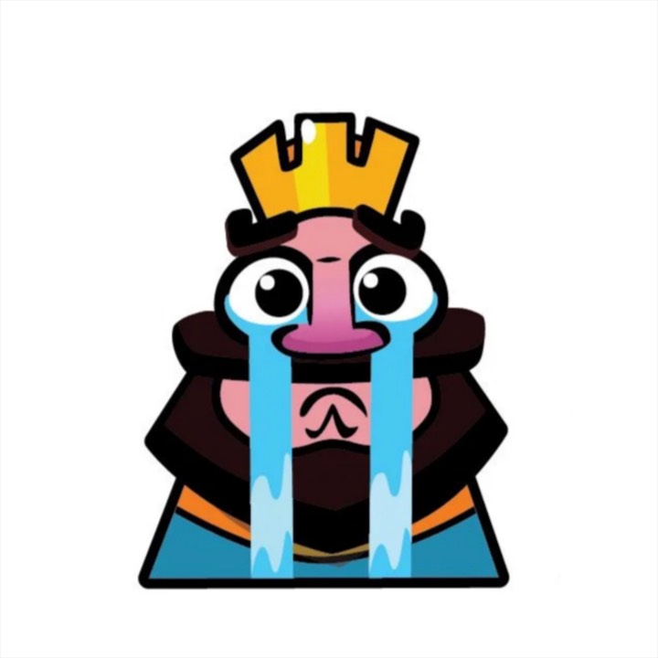 Clash Royale : King Crying 1