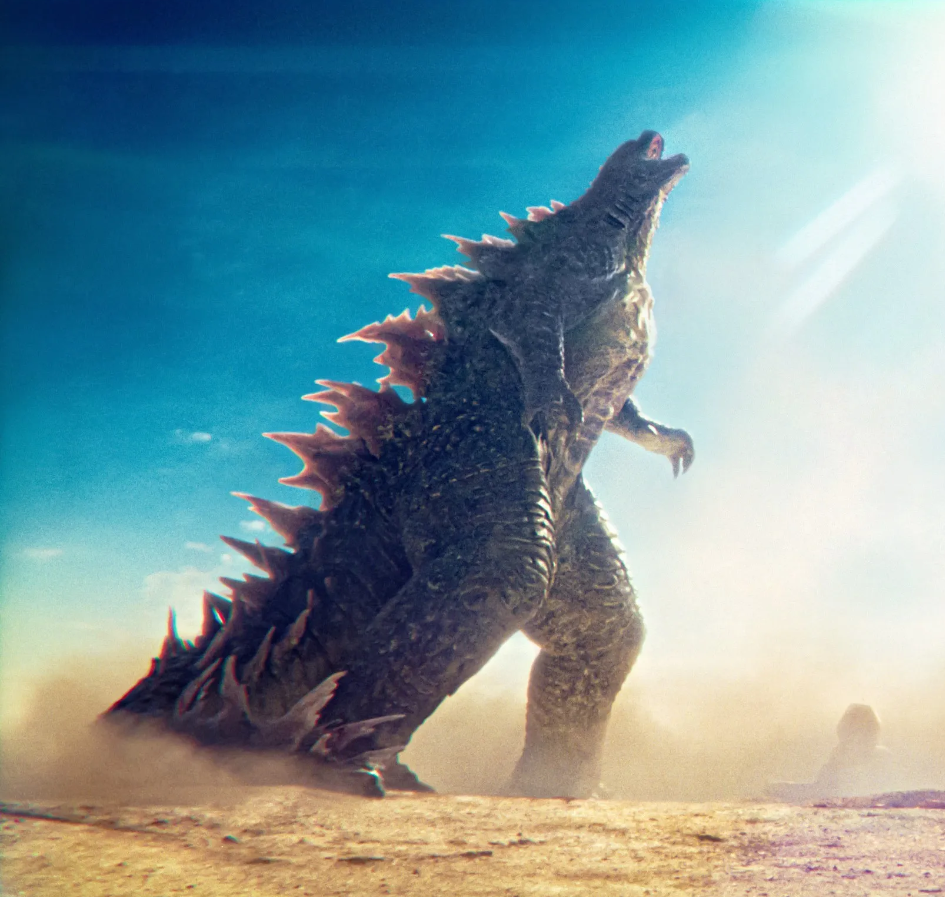 Godzilla stomping