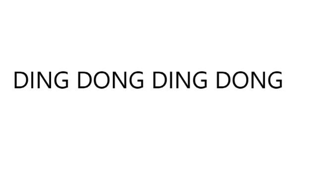 MILO SAYS THE DING DONG WORD