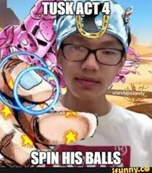 SPIN HIS BALLS