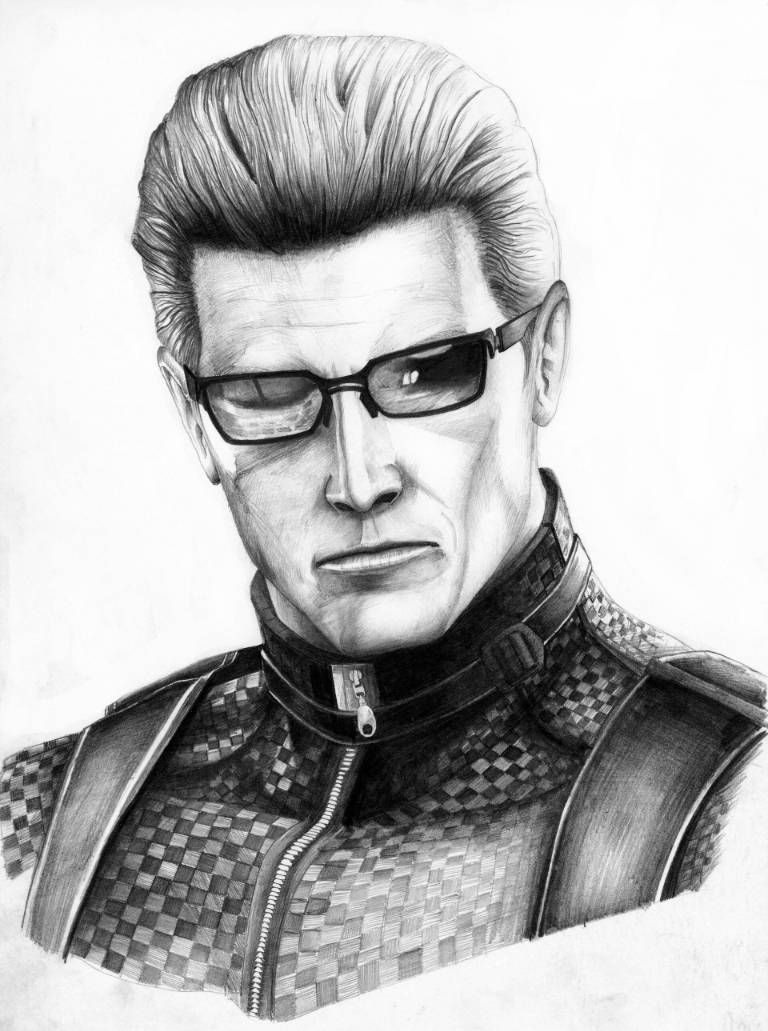 Albert Wesker - laughing