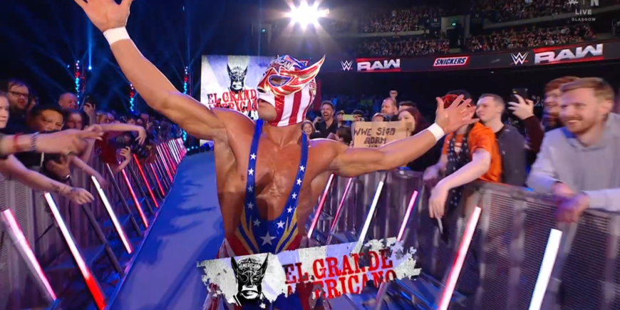 EL GRANDE AMERICANO DEBUT ENTRANCE WWE