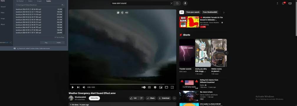 a very scary sound