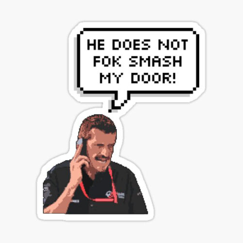 HE DOES NOT FOK SMASH MY DOOR