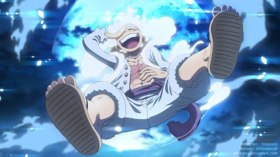 Luffy 5 gear laugh