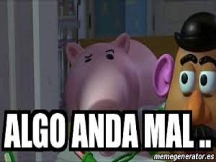 Algo anda mal